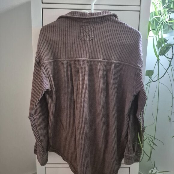 AERIE WAFFLE SHIRT - Picture 3 of 4